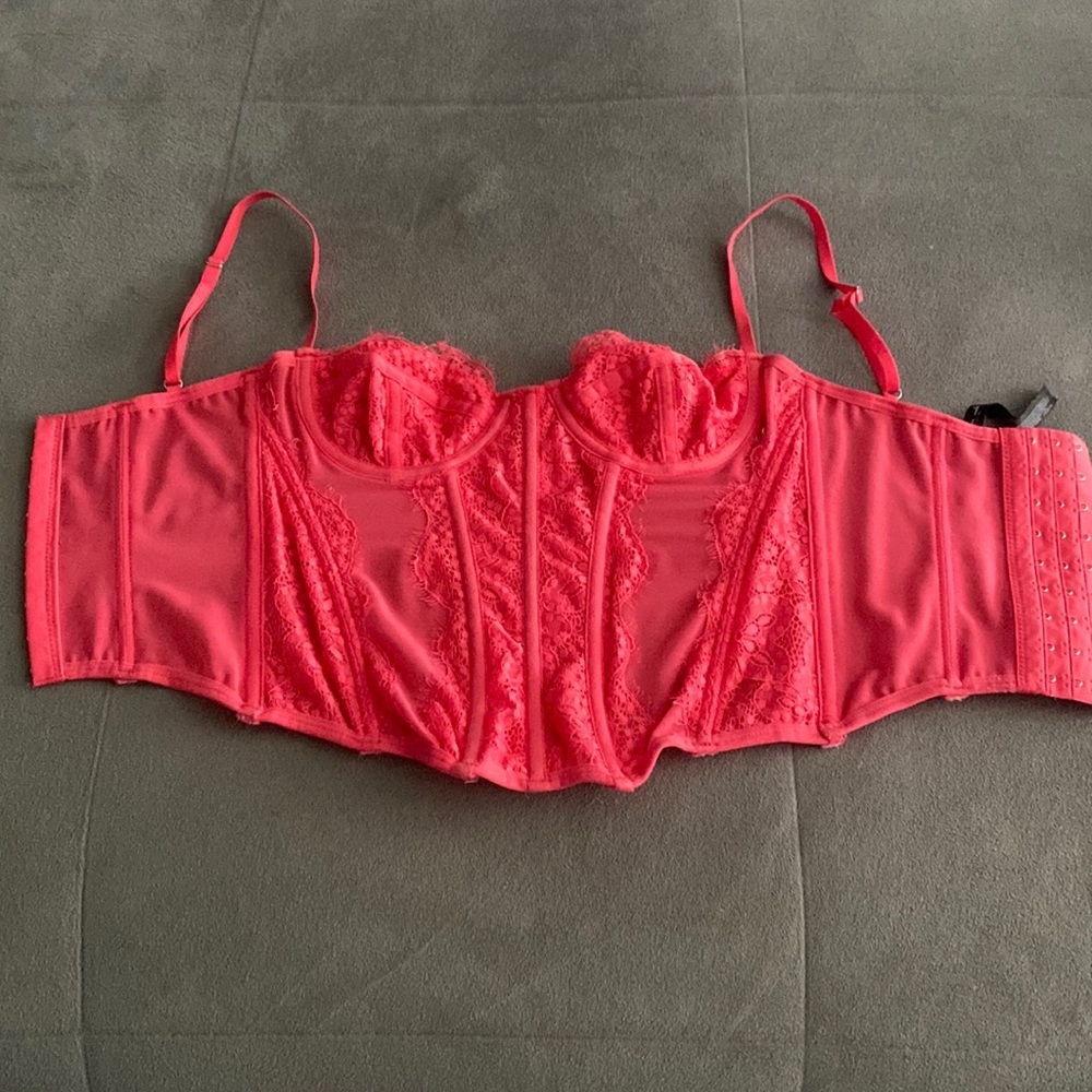 hot pink corset